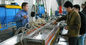 380V Lini Produksi Profil Plastik, Garis / Proses Ekstrusi Profil Pvc Berbusa Kayu